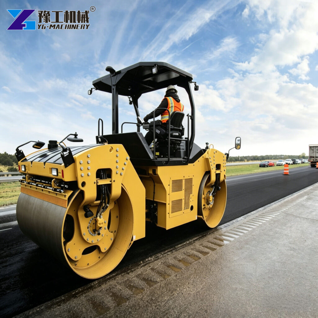big road roller