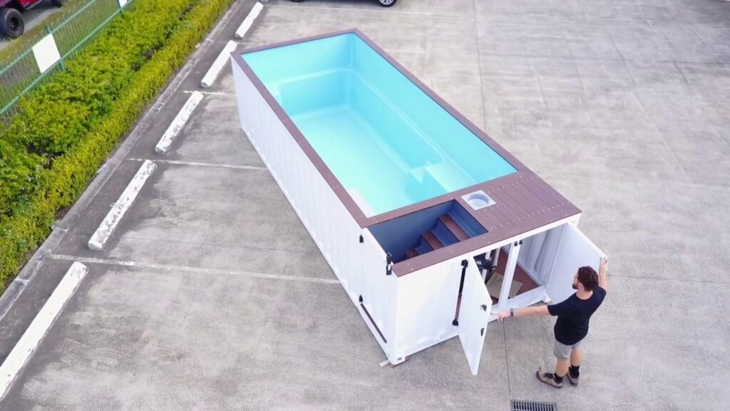 20ft Swimming Pool Wooden Platform