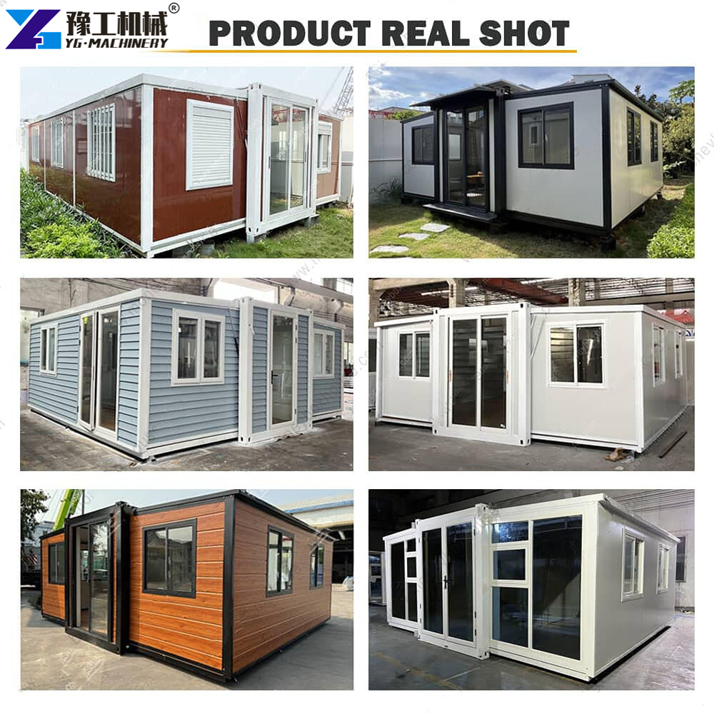 Actual Photos of YG Machinery's Foldable Houses
