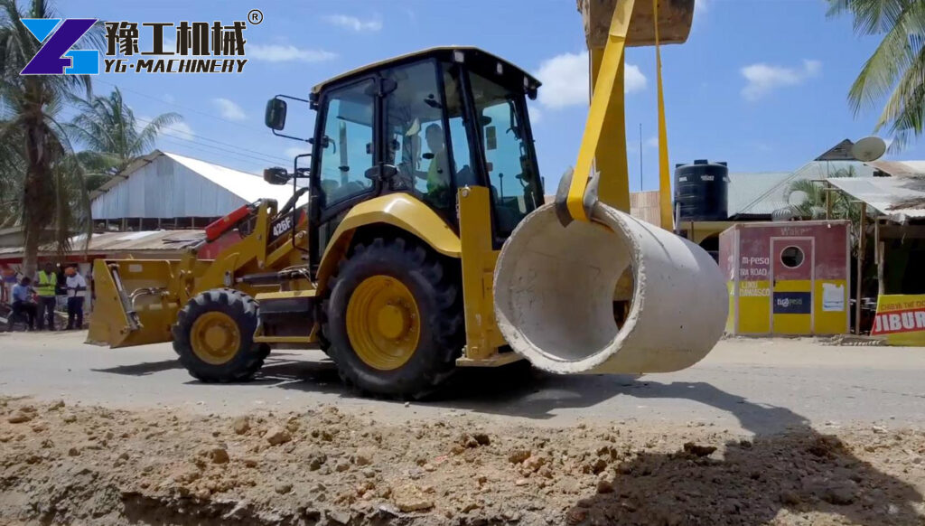 Backhoe Loader Construction Operation