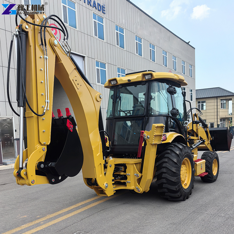 CVT Transmission Compact Tractor Loader Backhoe