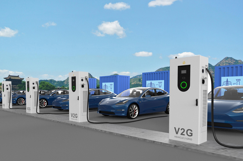 Charging an Electric Vehicle at Commercial Station