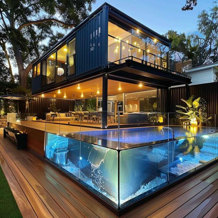 Commercial Modular Container Pool Project