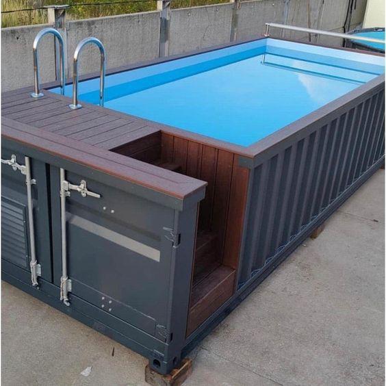 Container Pool Drainage System