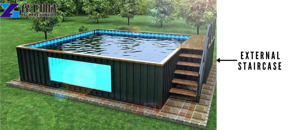 Container Pool Outdoor Area