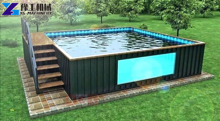 Container Pool with Stairs