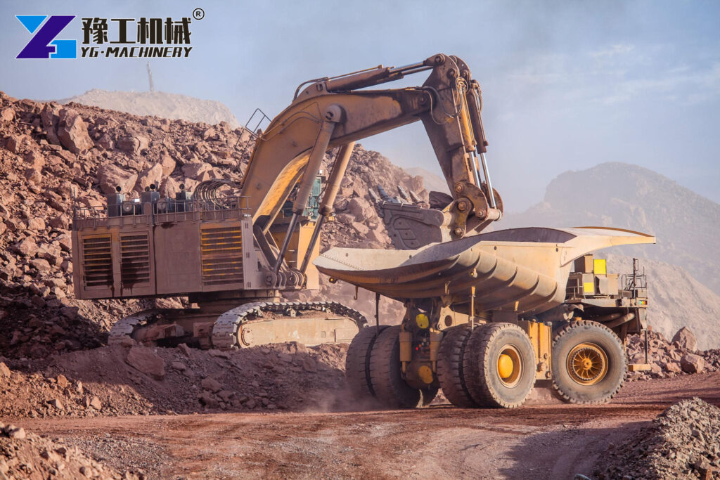 Excavator Earthmoving Construction Site