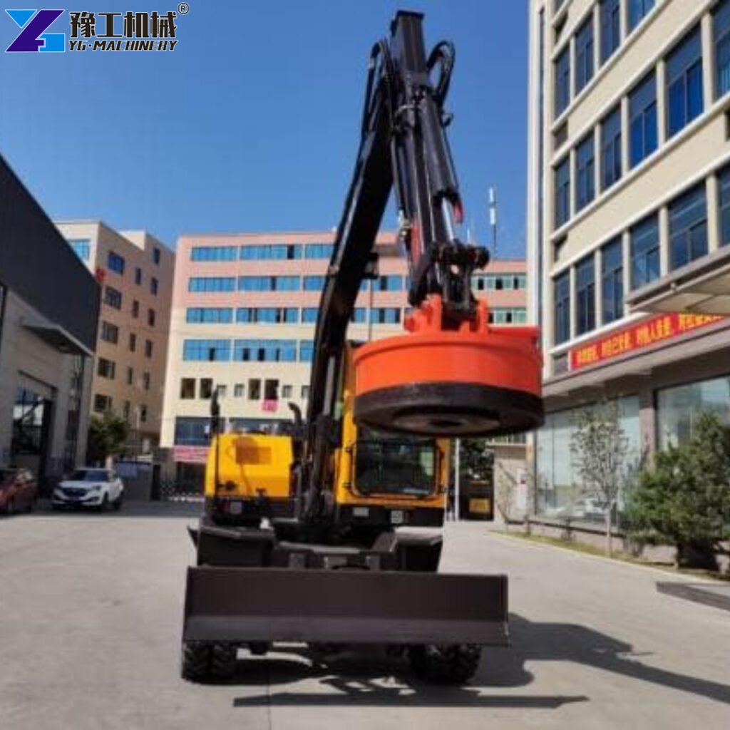 Excavator Magnet Attachment