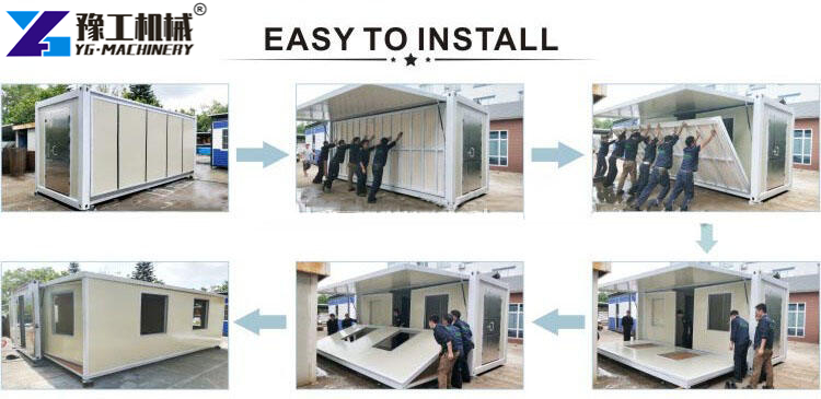 Folding House Installation Method