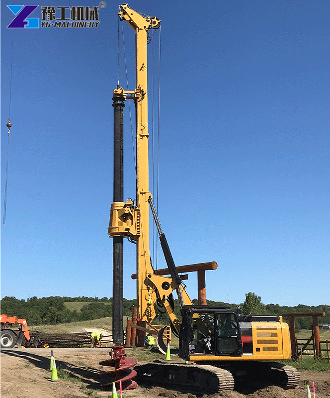Foundation Drilling Machine Operation