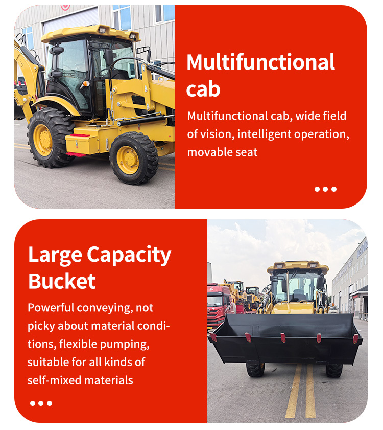 Heavy Duty Backhoe Loader Operation