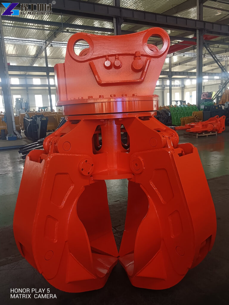 Hydraulic Peel Grab Industrial Recycling
