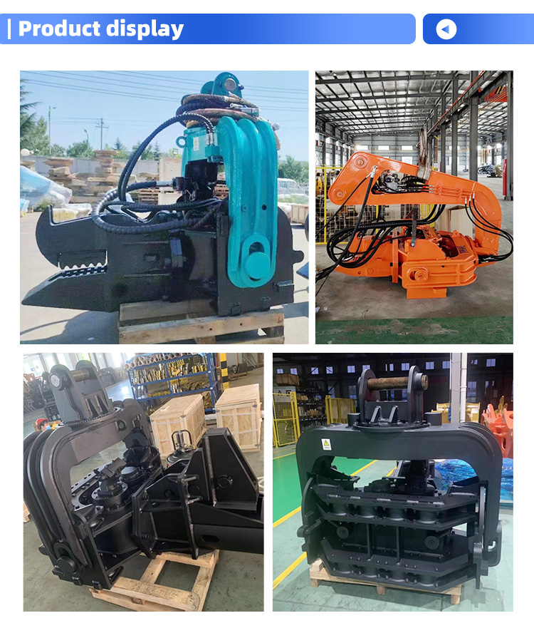 Hydraulic Pile Driving Machine Working