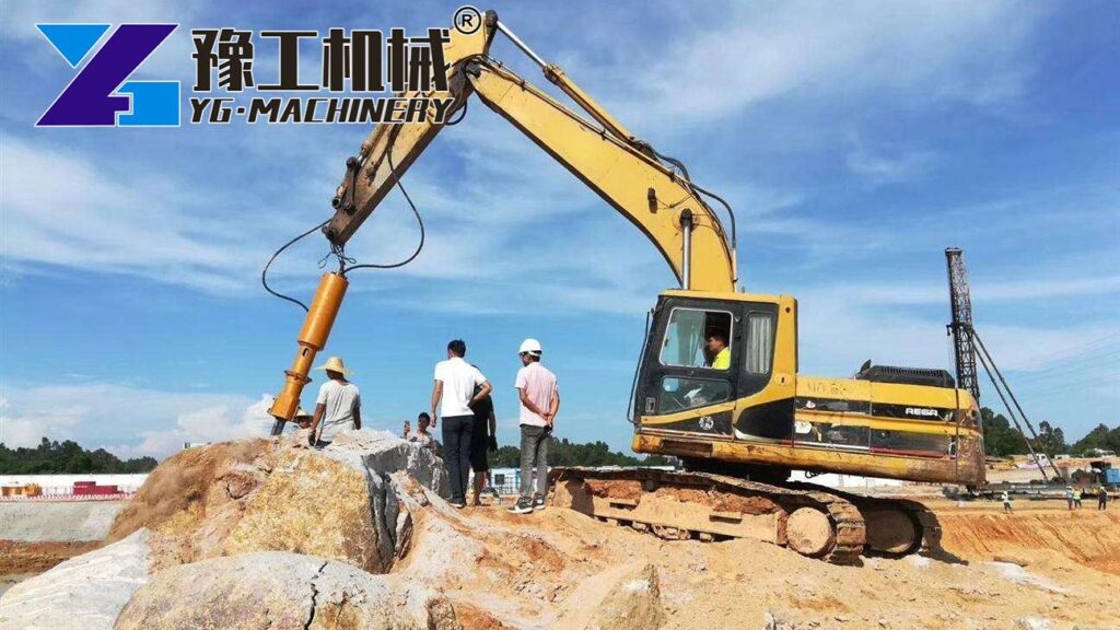 Hydraulic Rock Splitter For Excavator