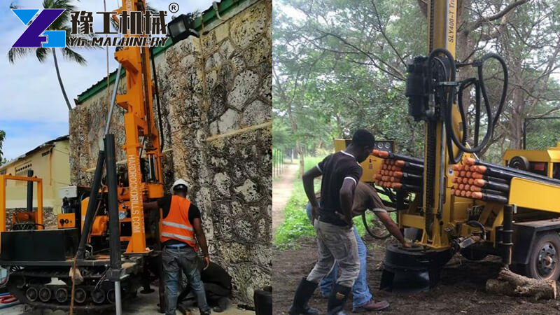 Hydraulic Rotary Drilling Rig Operation