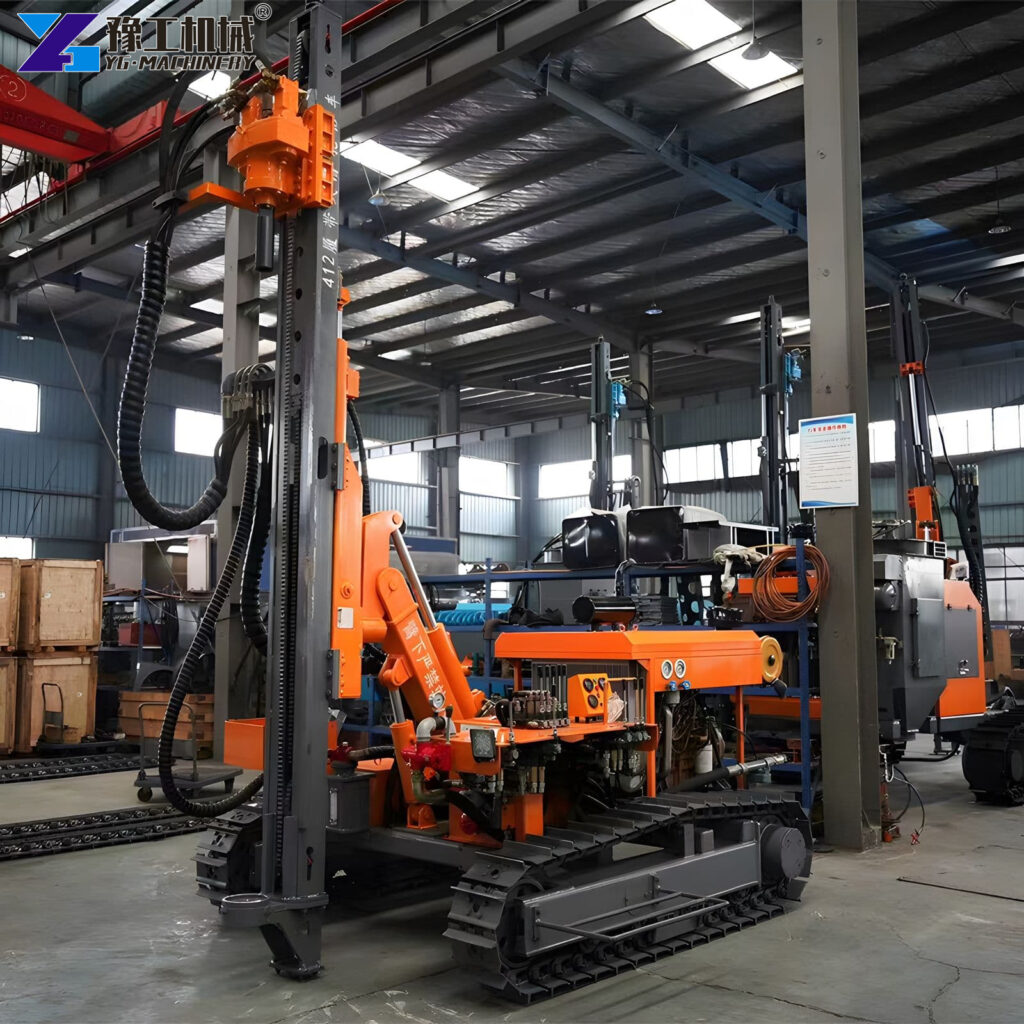 Industrial Drilling Rig Operation
