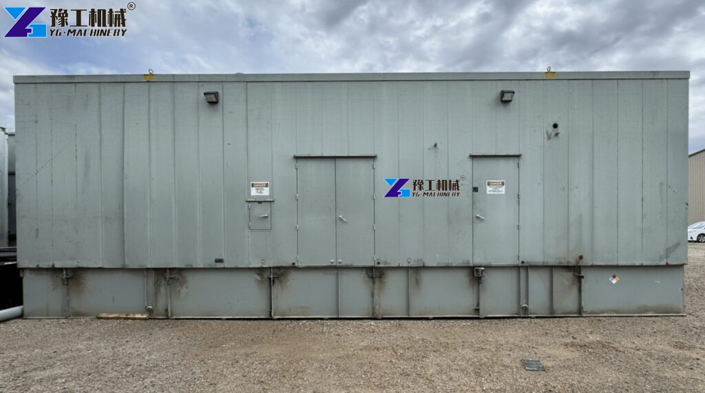 Large Industrial Generator Working Site