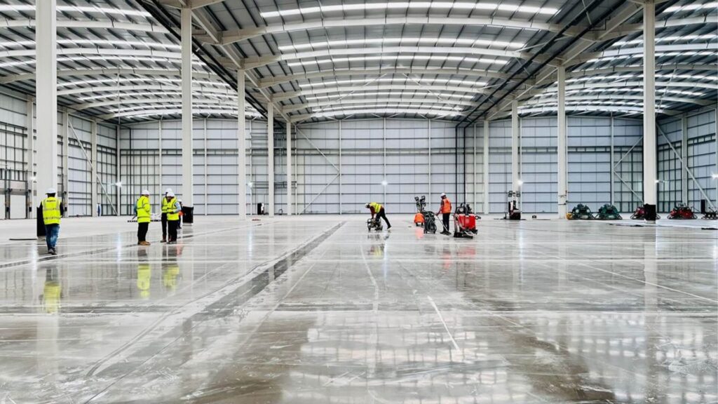 Laser Screed Machine Warehouse Floor