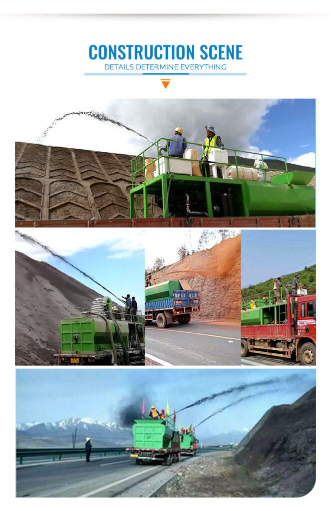 Malaysia Operator Using Hydro Seed Machine