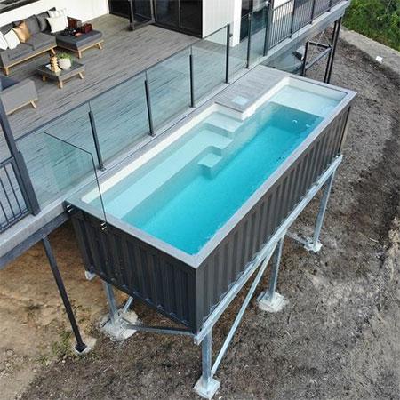 Modular Container Pool Installation Project