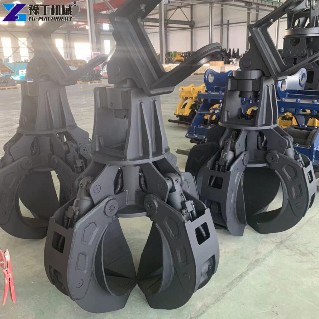 Orange Peel Grapple Scrap Loading