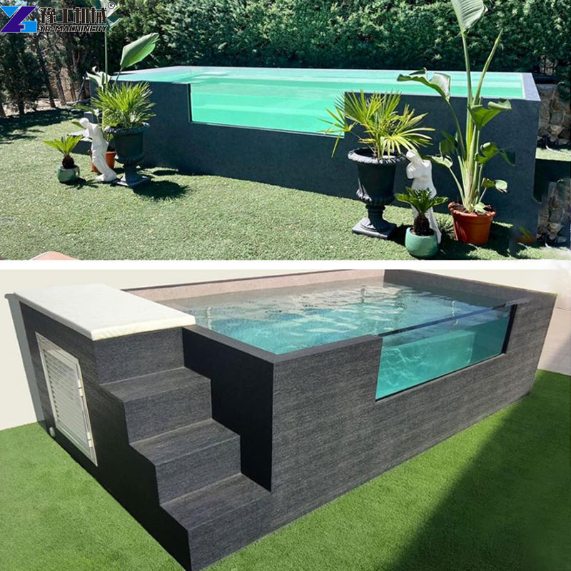 Outdoor Small Container Pool Installation