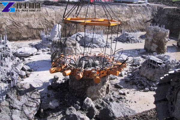 Pile Crusher Concrete Breaking Work