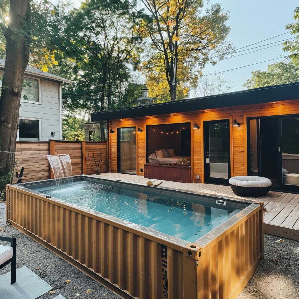 Portable Container Swimming Pool
