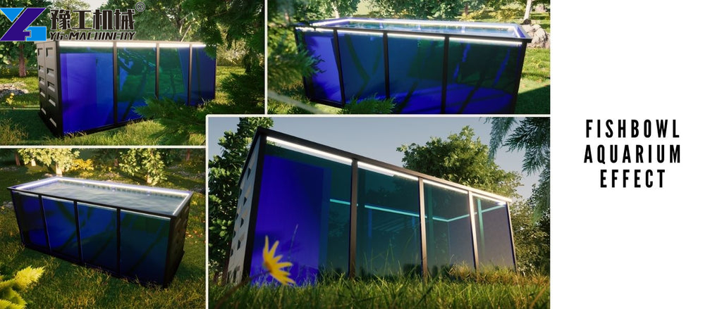 Powder-Coated Wall Panel Container Swimming Pool