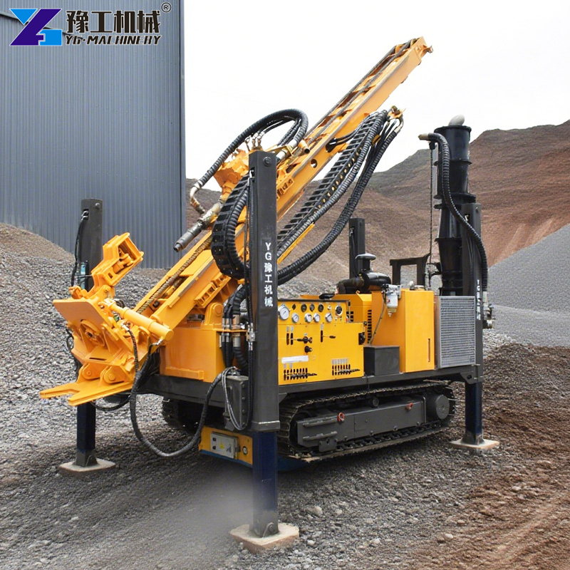 RC Drilling Rig Working In Rocky Terrain