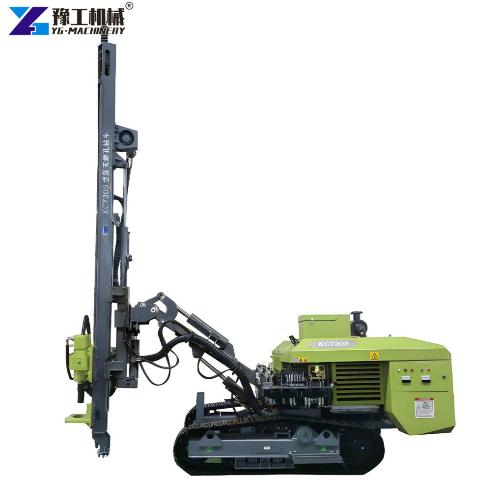 Rock Drilling Operation Scene