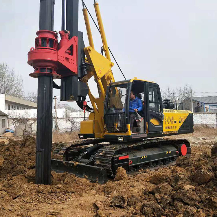 Rotary Drilling Rig Working Site