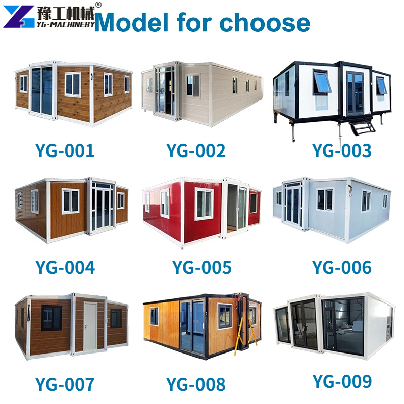 Selected Styles of YG Machinery Foldable Houses