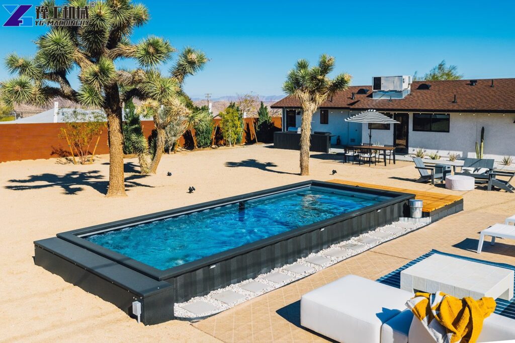 Small Container Pool Backyard Project