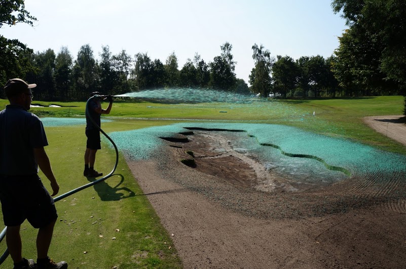 Small hydroseeding machine