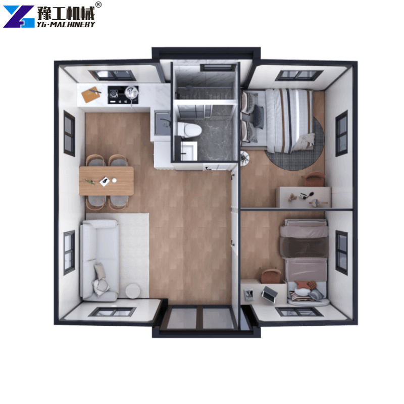 YG Machinery Foldable House Model References