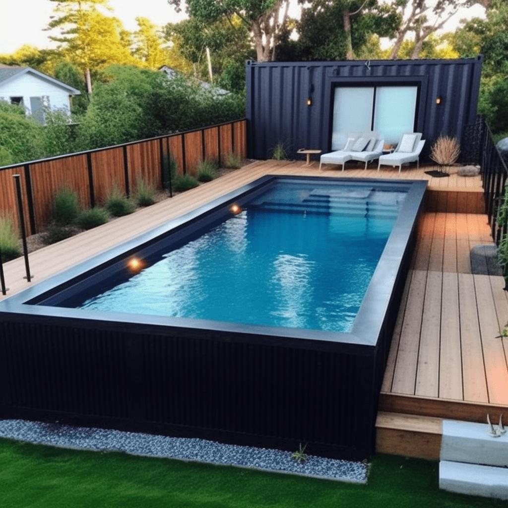 YG Modern Container Pool Backyard