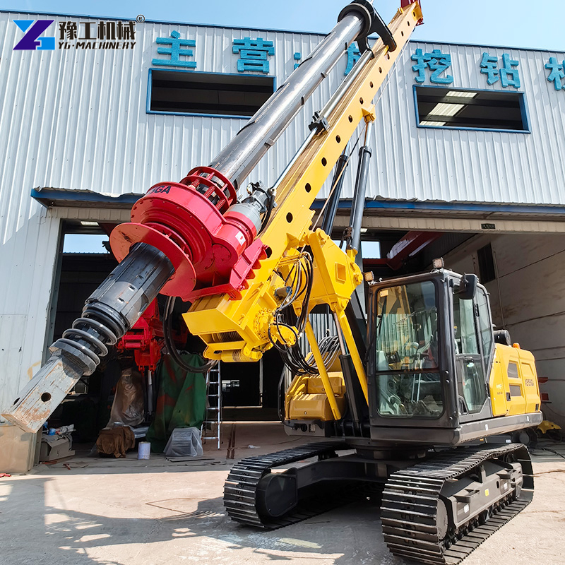 YG Team Inspecting Rotary Drilling Rig Manufacturer Unit