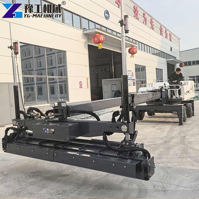 Concrete Slab Leveling Machine Onsite