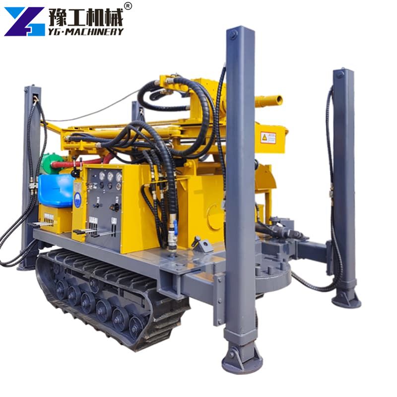 Air Water Well Drilling Rig Operation