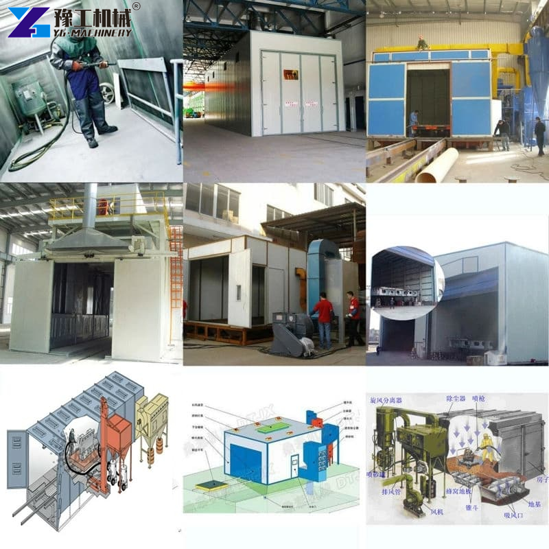 Automated Shot Blast Booth Production Line
