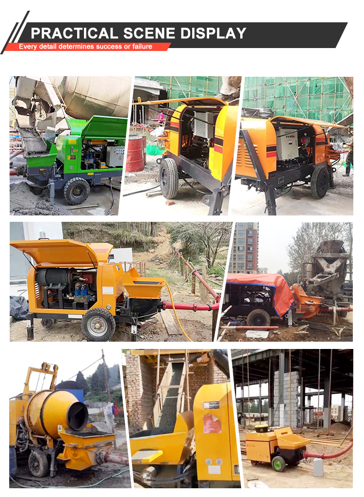 Concrete Mix And Pump Application Scenarios