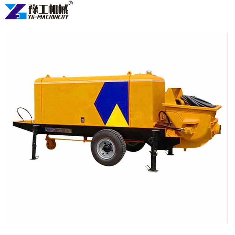 Concrete Mixer And Pump Machine