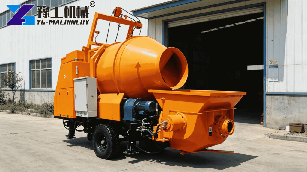 Concrete Mixer Pump For High Rise