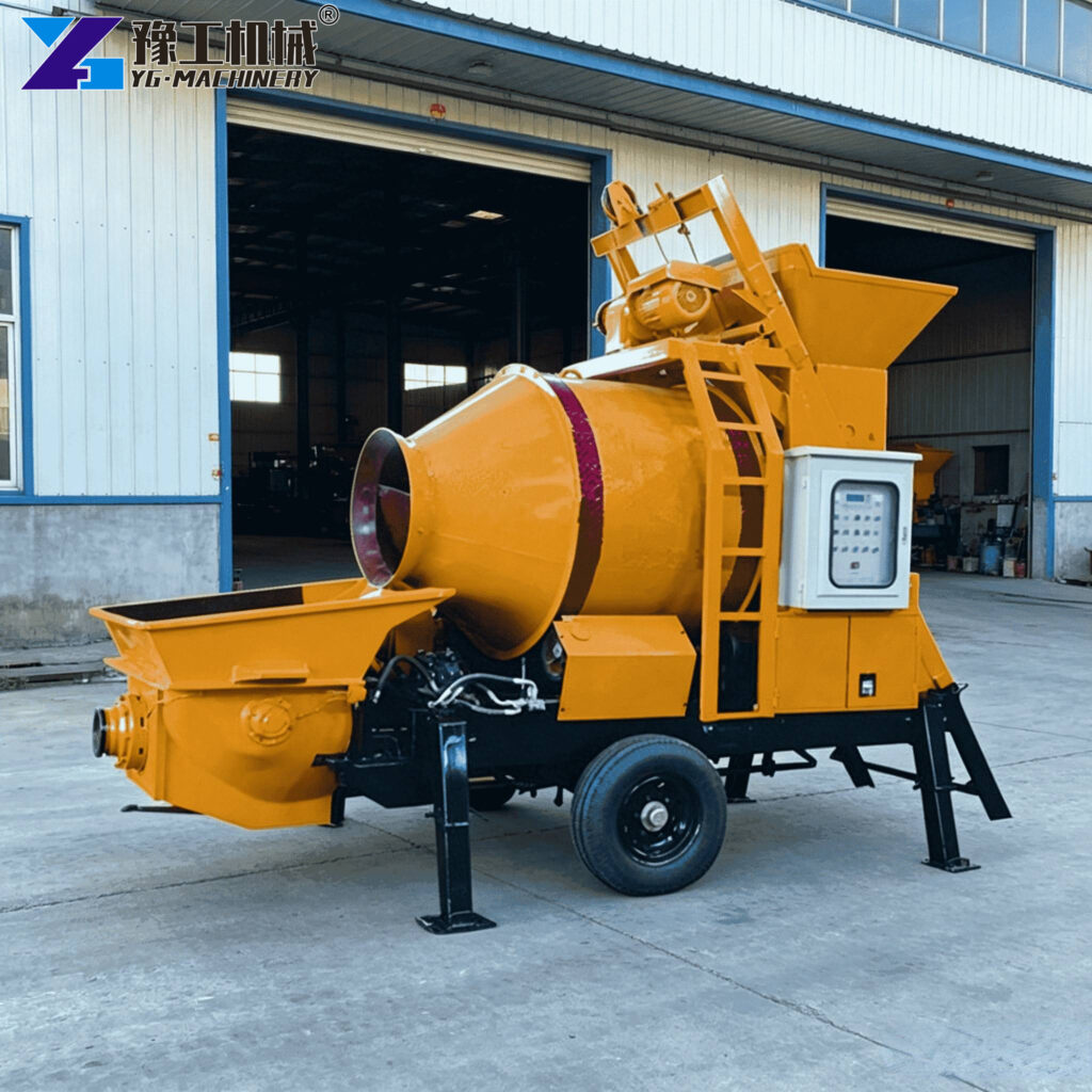 Concrete Mixer and Pump