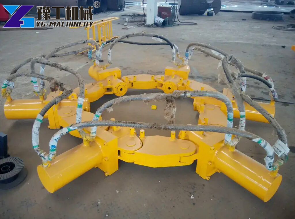 Concrete Pile Breaker Cutting Reinforced Piles Cleanly