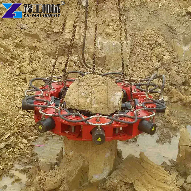 Concrete Pile Breaker Foundation Work