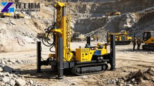 Hydraulic Crawler Drill Machine | Deep Water Drilling Rig Crawler Mounted Drill Rig Operation