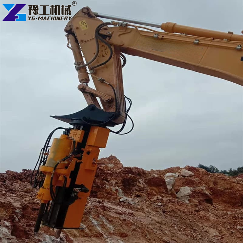 Digger Rock Breaker Industrial Project