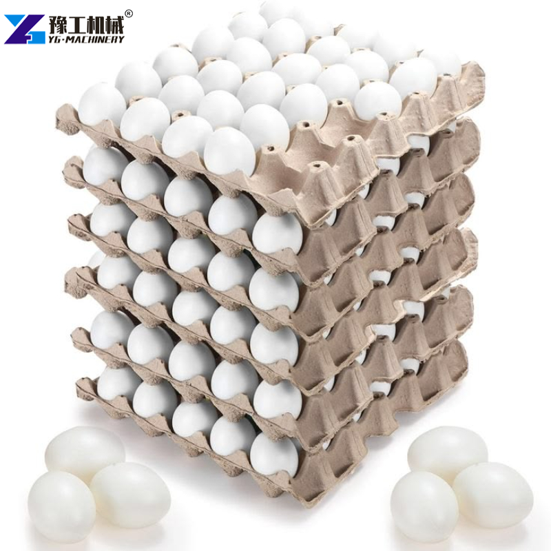 Display of Finished Egg Trays